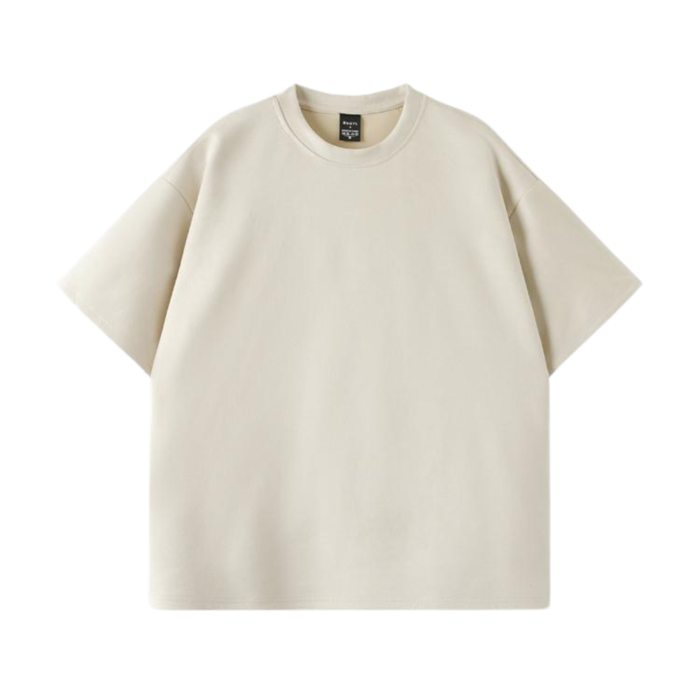 Heavy Solid Suede T-Shirt