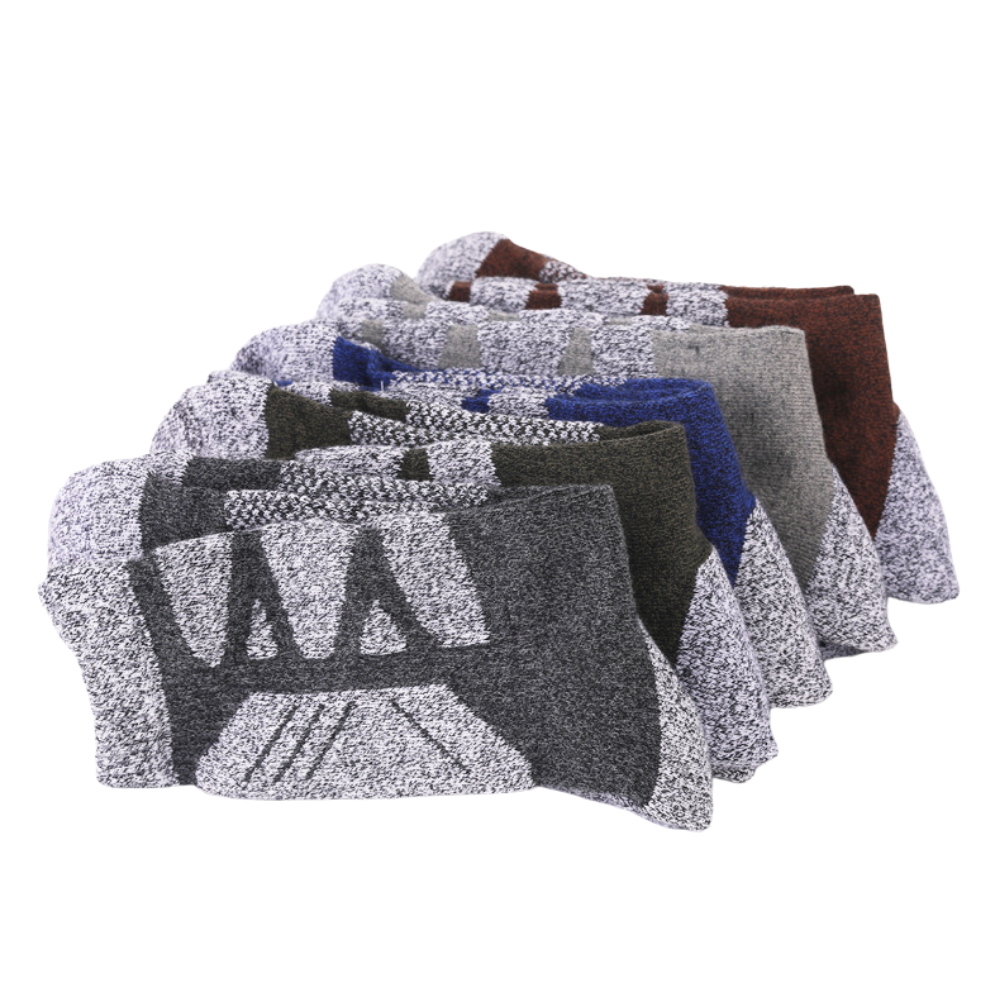 Classic Breathable Contrast Color Socks