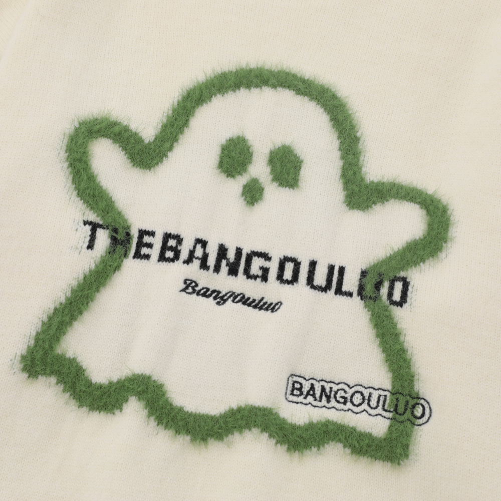 Fun Cartoon Ghost Sweater