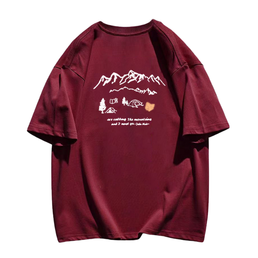 Simple Mountain Camping T-Shirt