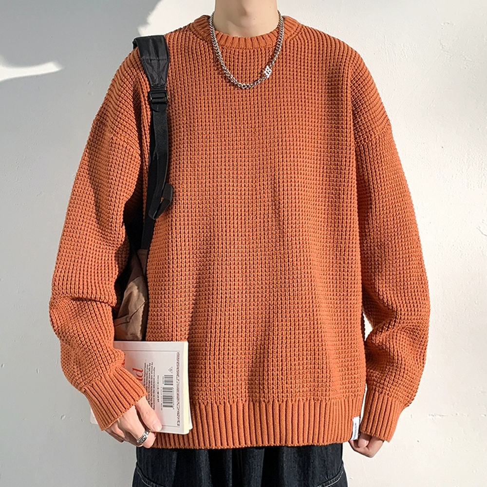 Simple Solid Color Sweater