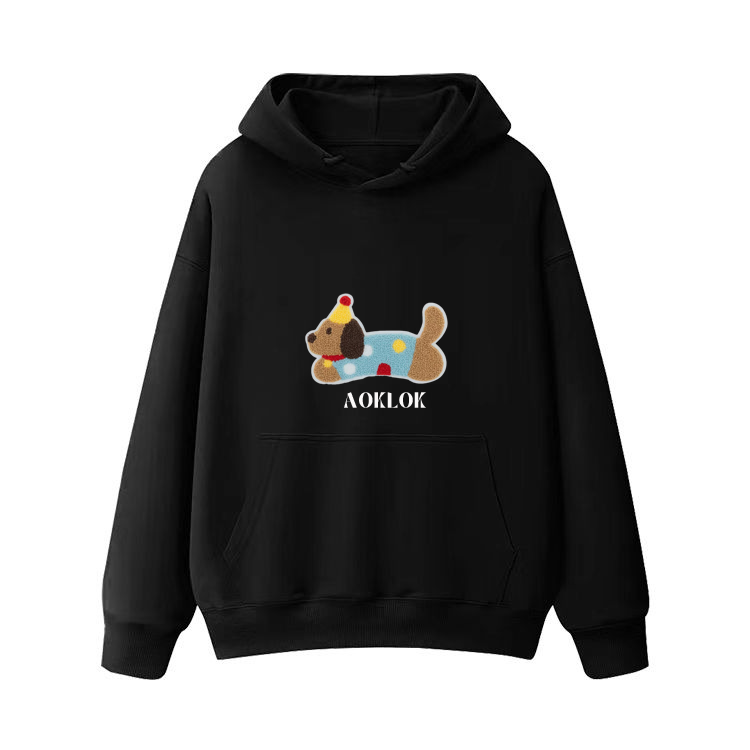 AG Embroidery Dachshund Dog In Birthday Hat Hoodie