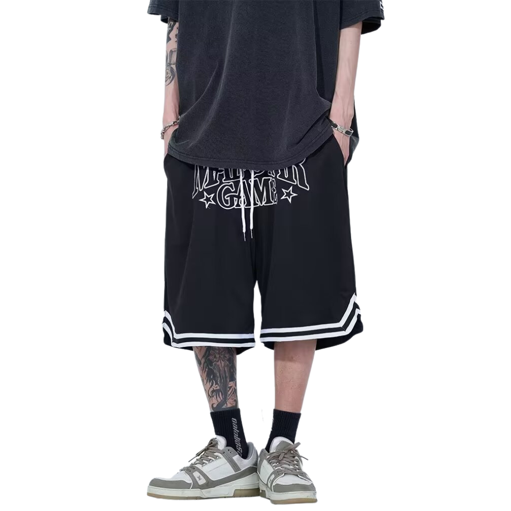 American Trendy Letter Couple Shorts