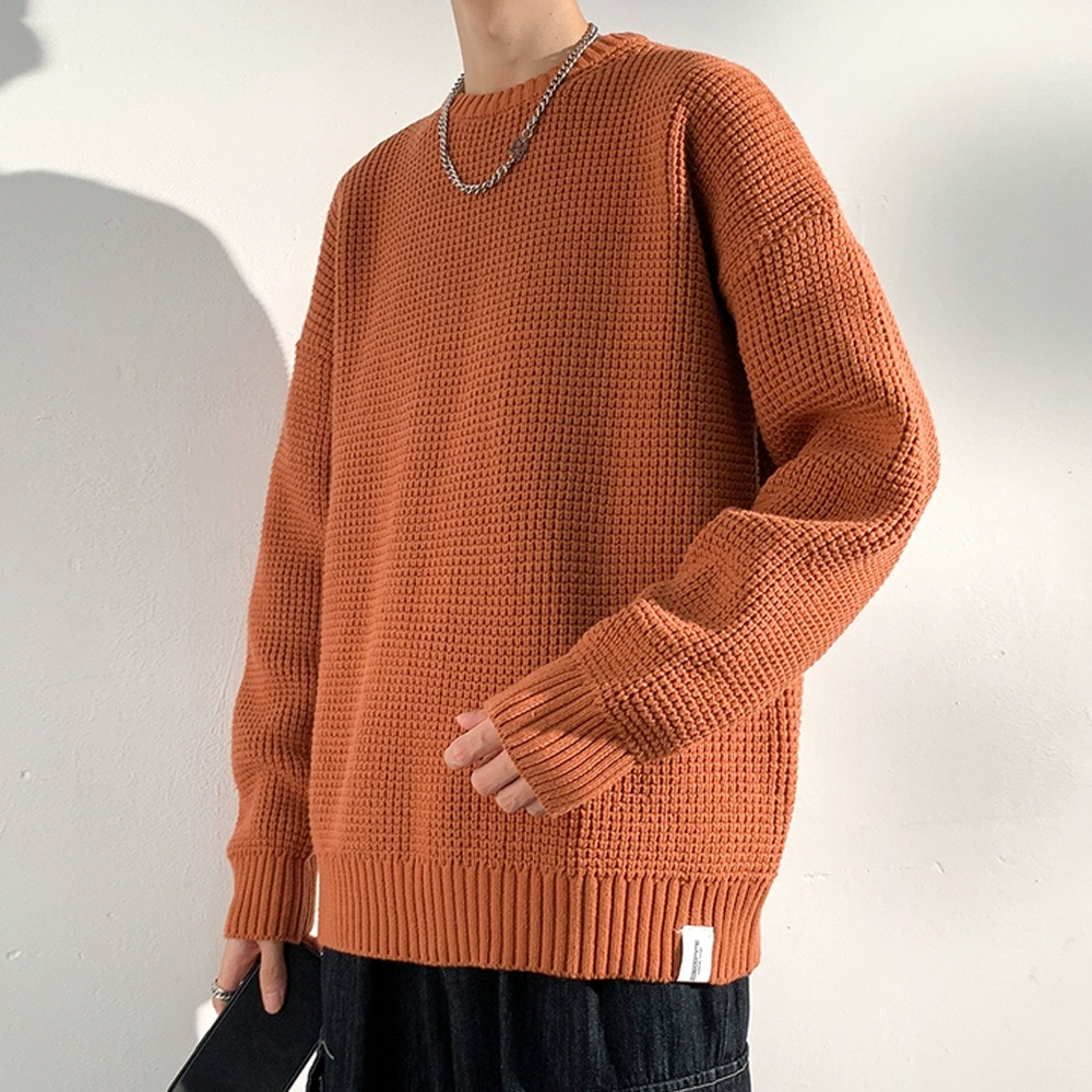 Simple Solid Color Sweater
