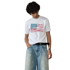 ART IN WAR What Happened to U.S.” Tee — Broken Flag Edition Details