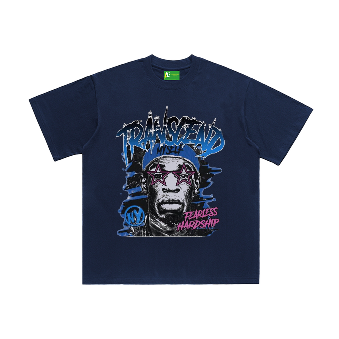 AG American Trendy Man Wearing Glasses T-Shirt