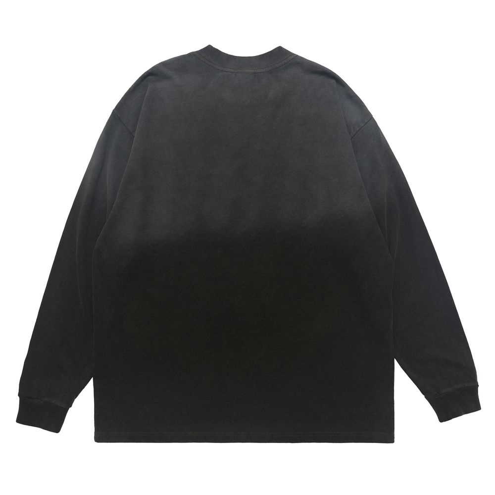 Dark Skull Sick Print Sweatshirt