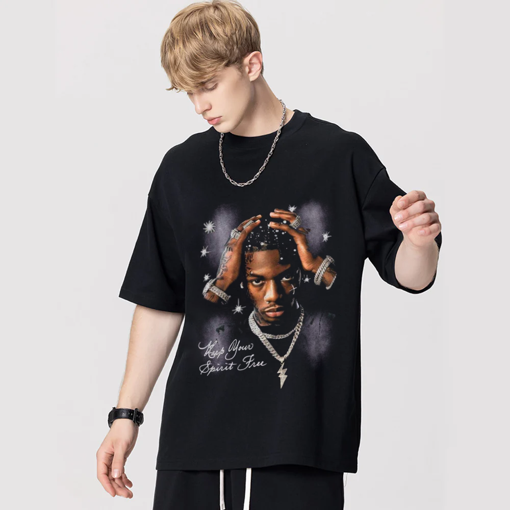 AG American Street Trend Kill By Touching The Head T-Shirt
