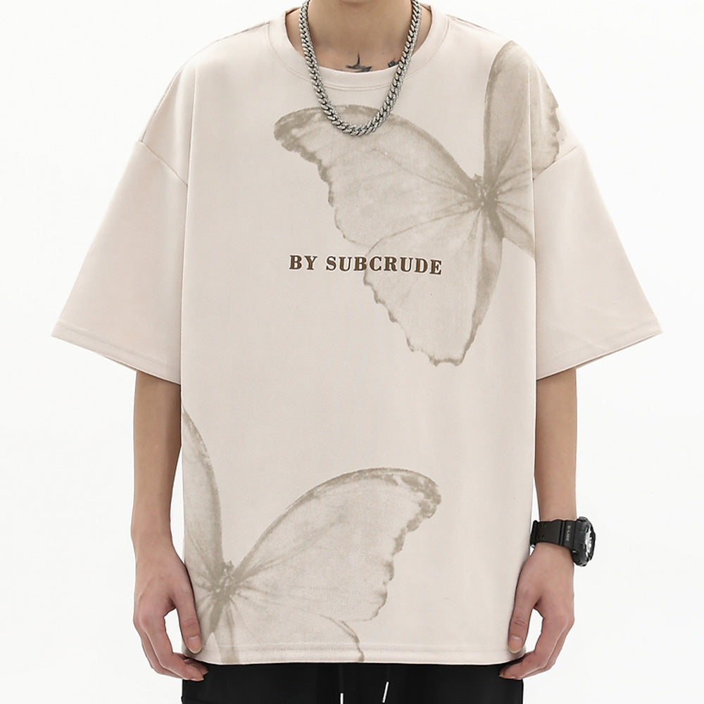 American Street Butterfly Suede T-shirt