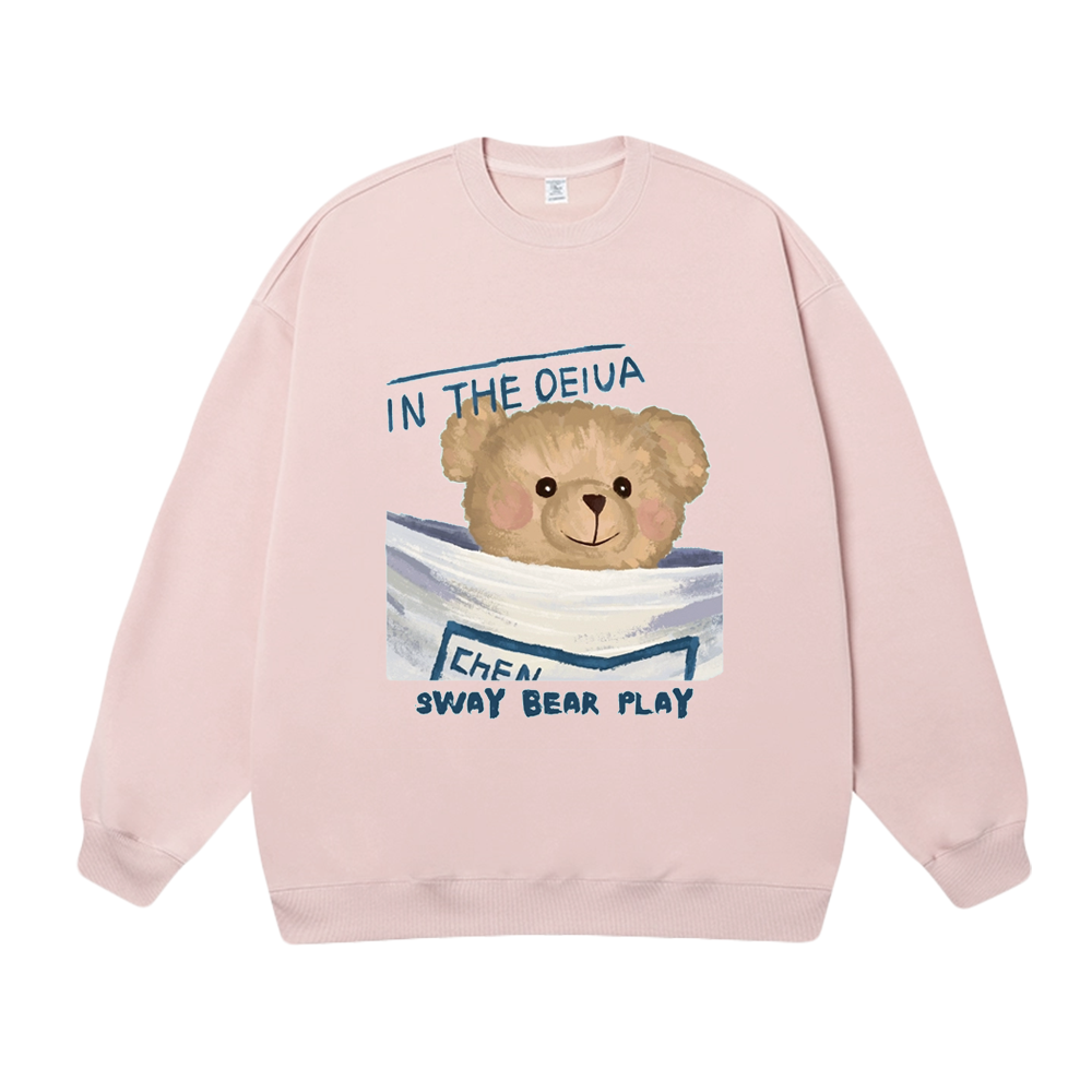 Casual Teddy Bear Sweatshirt