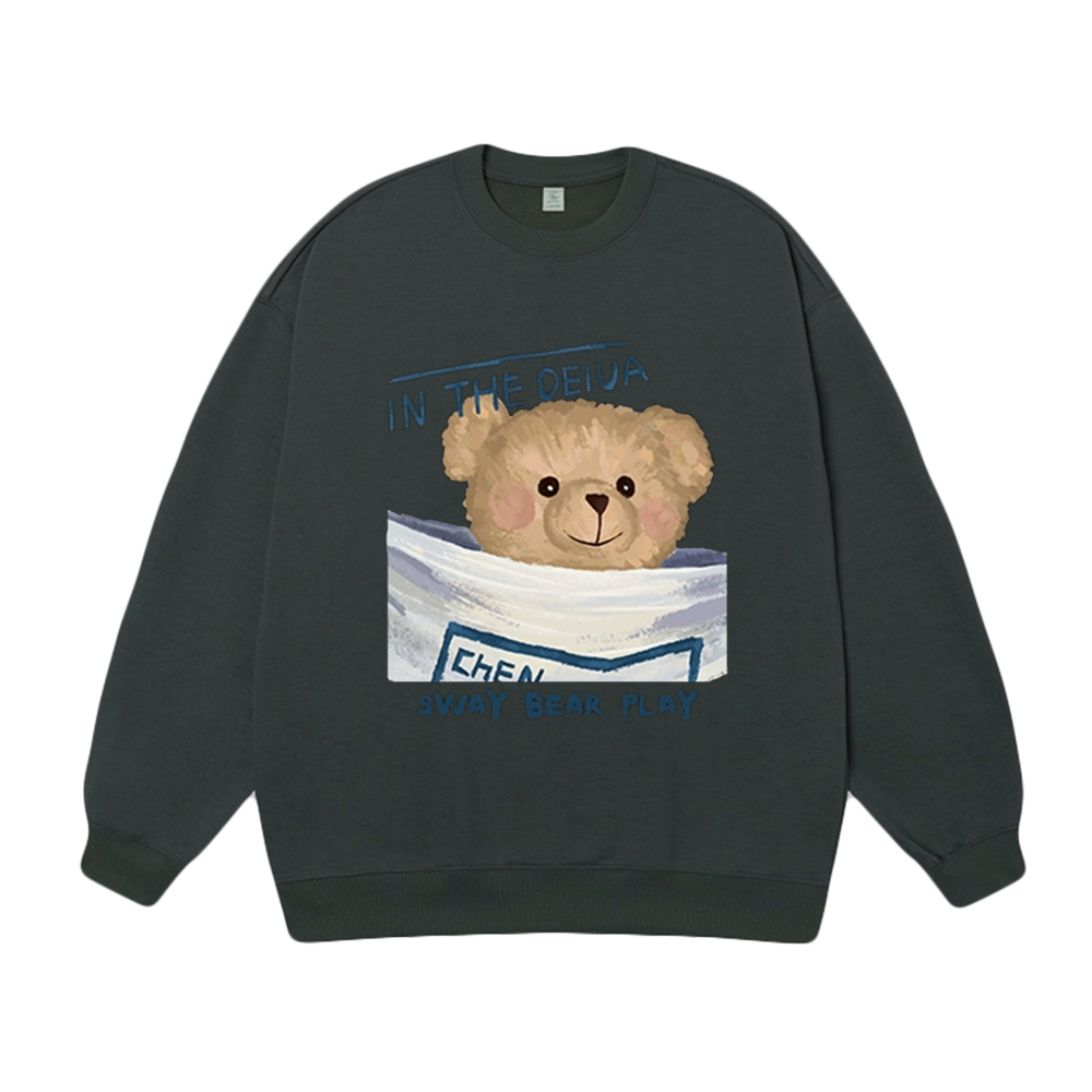 Casual Teddy Bear Sweatshirt