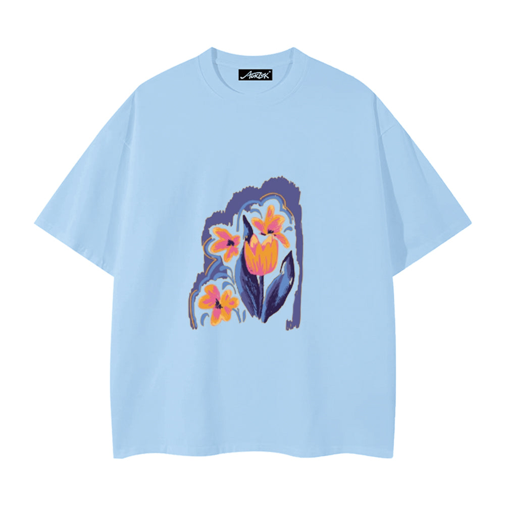 Vintage Tulip Graphic T-shirt
