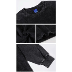 Street Philanthropist Lonely shadow Vintage Blurred Phantom Retro Street Long Sleeves Shirt Details