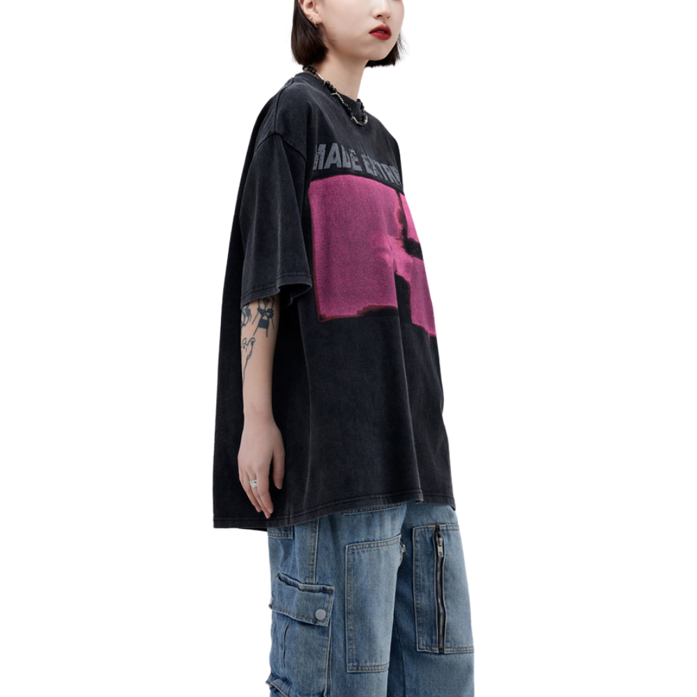 black t shirt printing, men's black printed t shirt