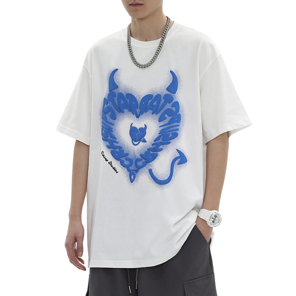 Urban Devil Heart Graphic T-shirt