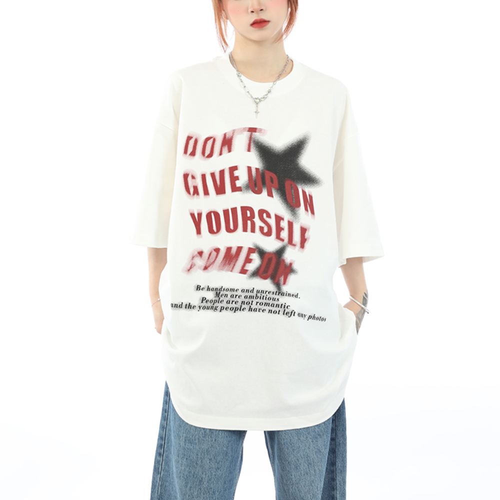 Mixed Letter T-shirt