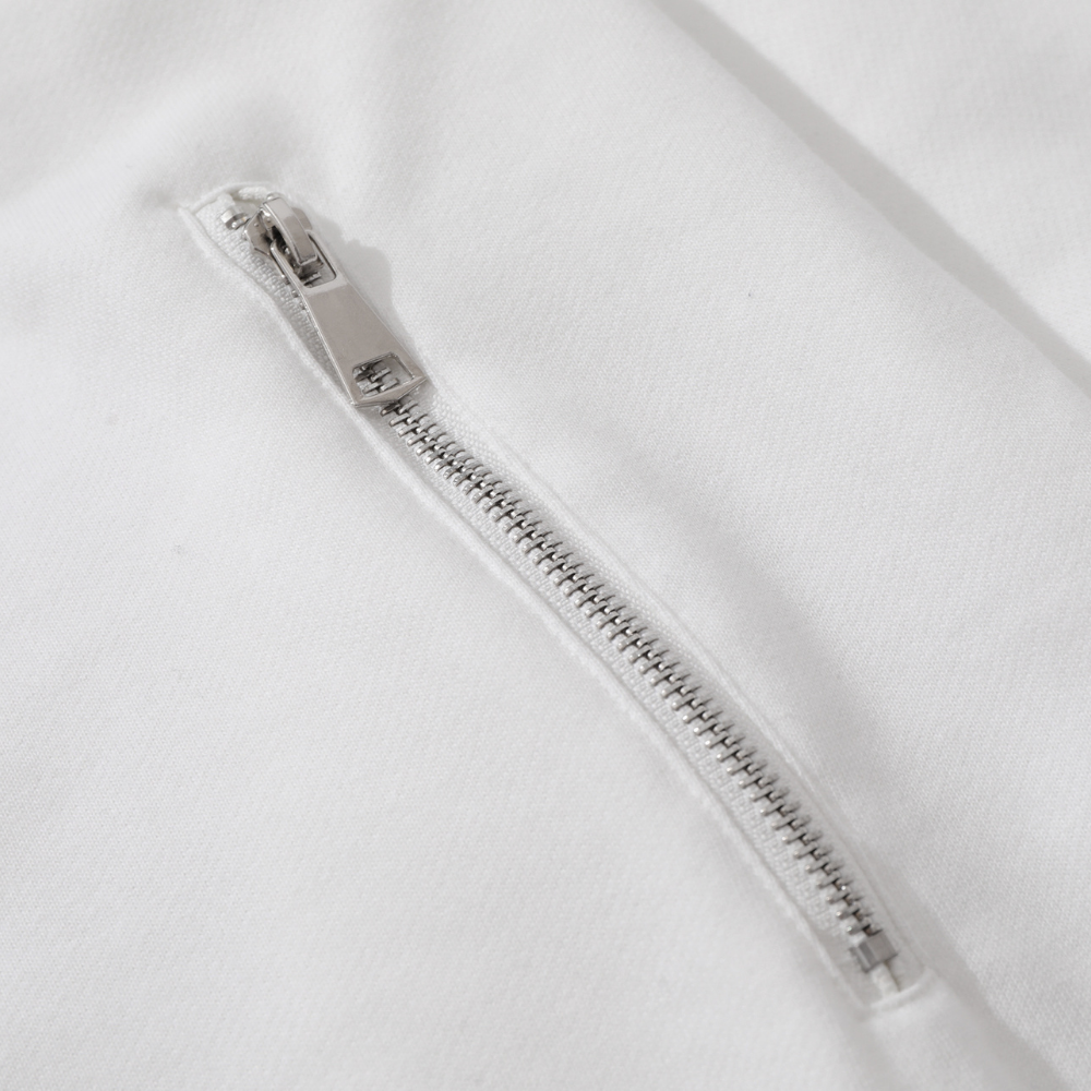 Classic Denim Stitching Polo Sweatshirt