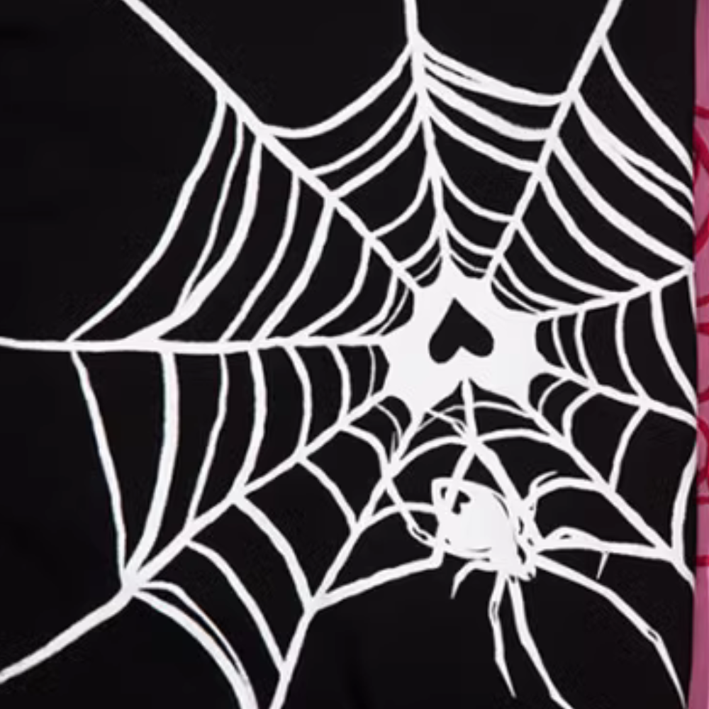 Street Love Spider Web Print T-shirt