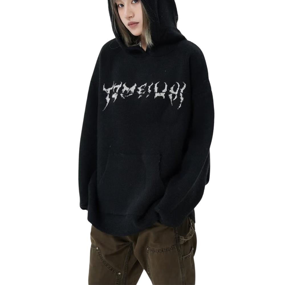 High Street Skeleton Patchwork Hoodie