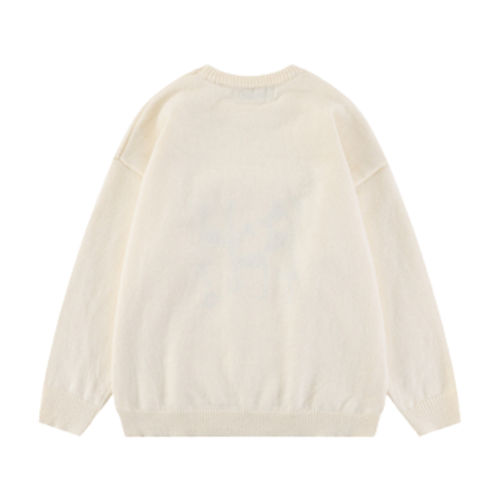 Cute 3D Flower Letter Sweatshirt