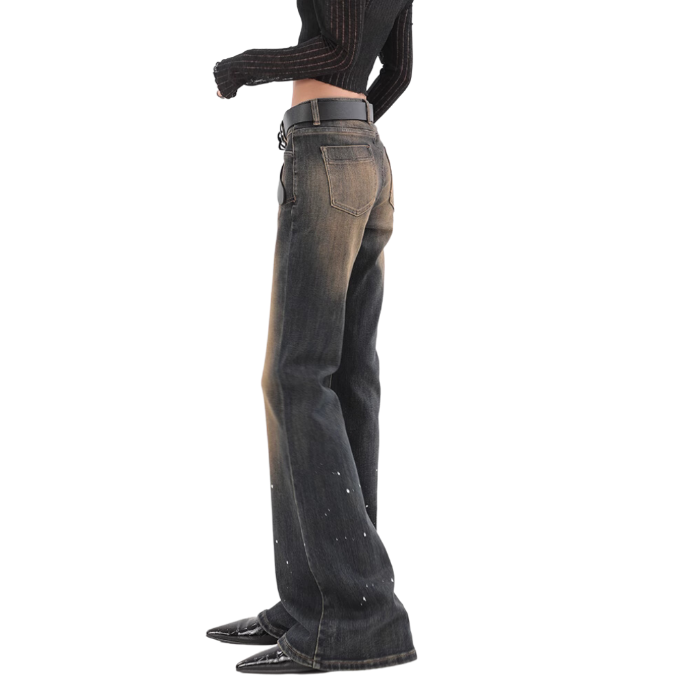 Women's Sexy Distressed Bootcut Jeans