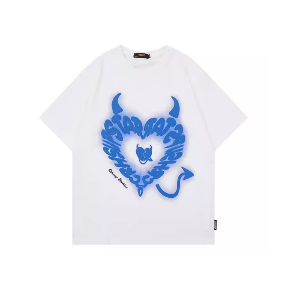 Urban Devil Heart Graphic T-shirt