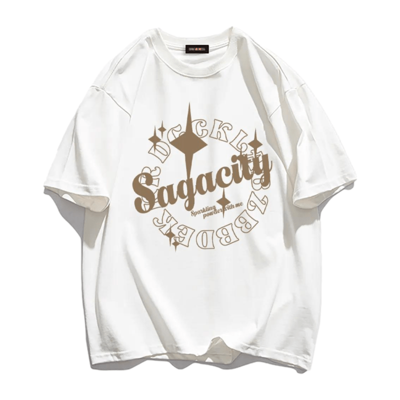 Retro "Sagacity" Graphic T-shirt
