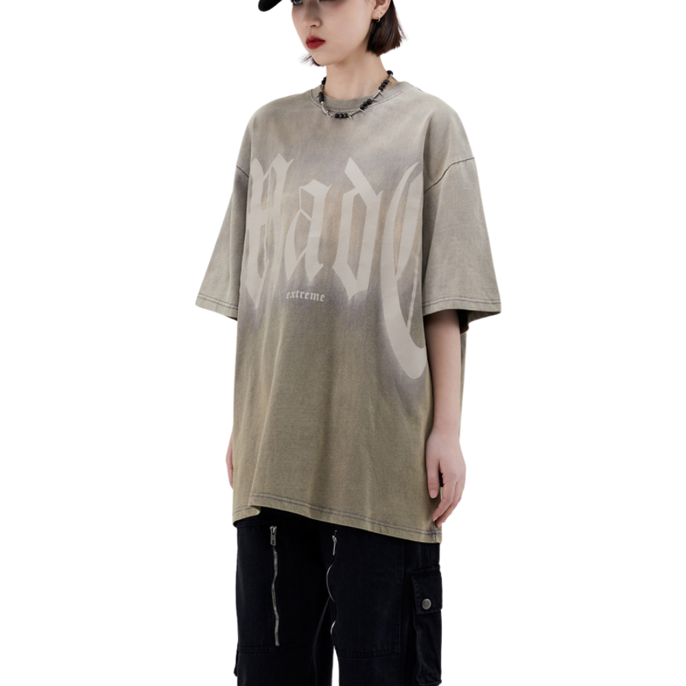 Street Letter Gradient T-shirt