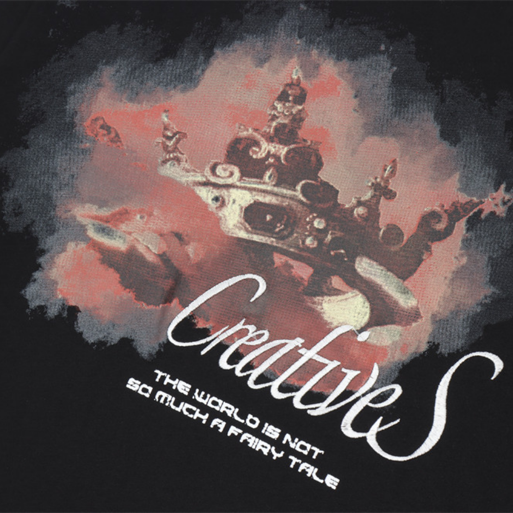 Retro Crown Graphic T-Shirt