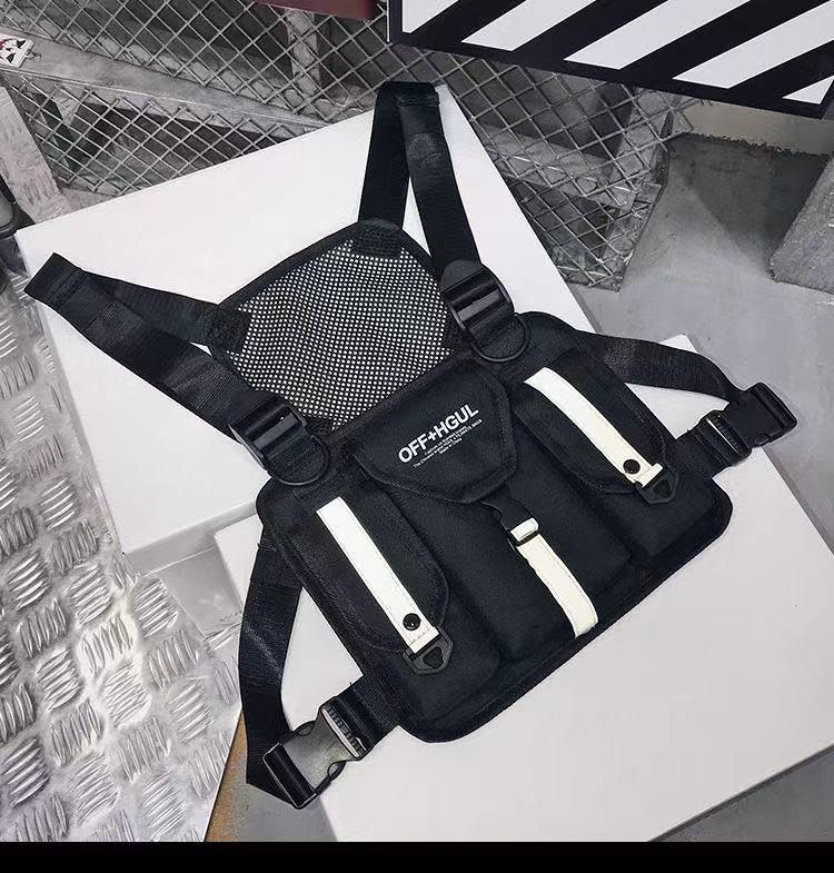 Reflective Stripes Chest Bag