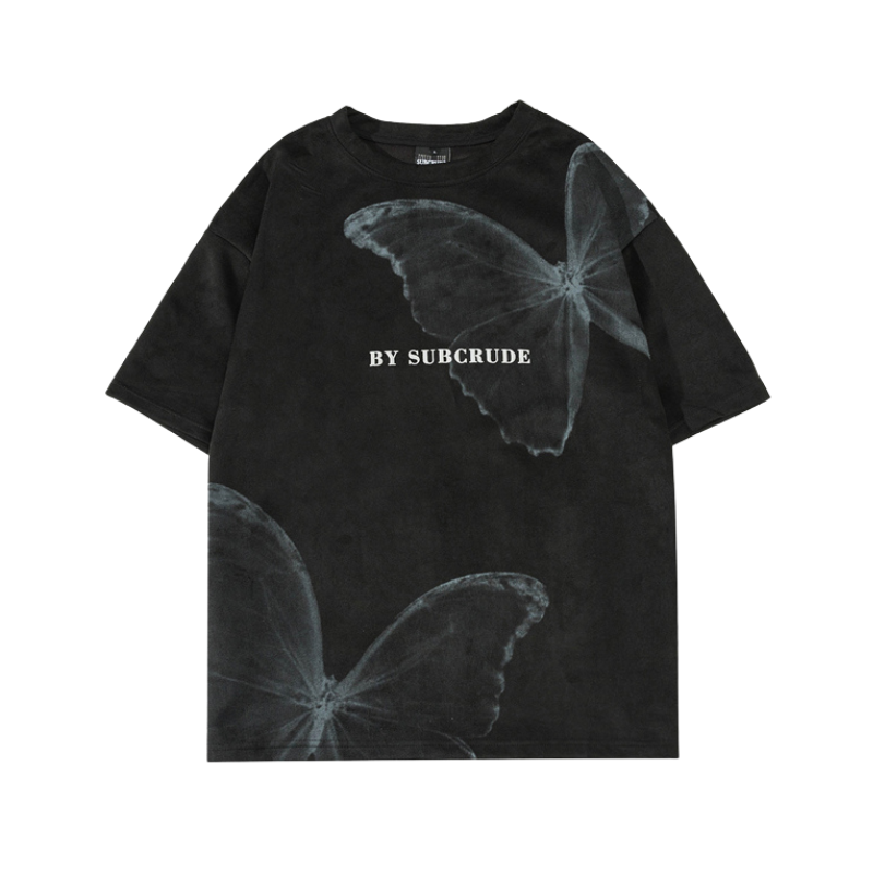 American Street Butterfly Suede T-shirt
