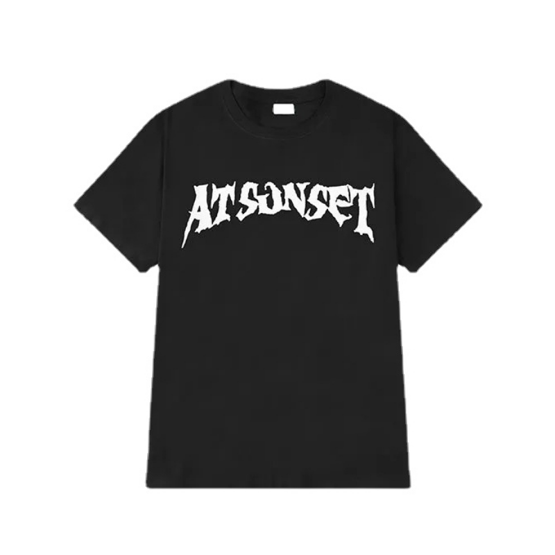 Romantic Sunset Print T-shirt