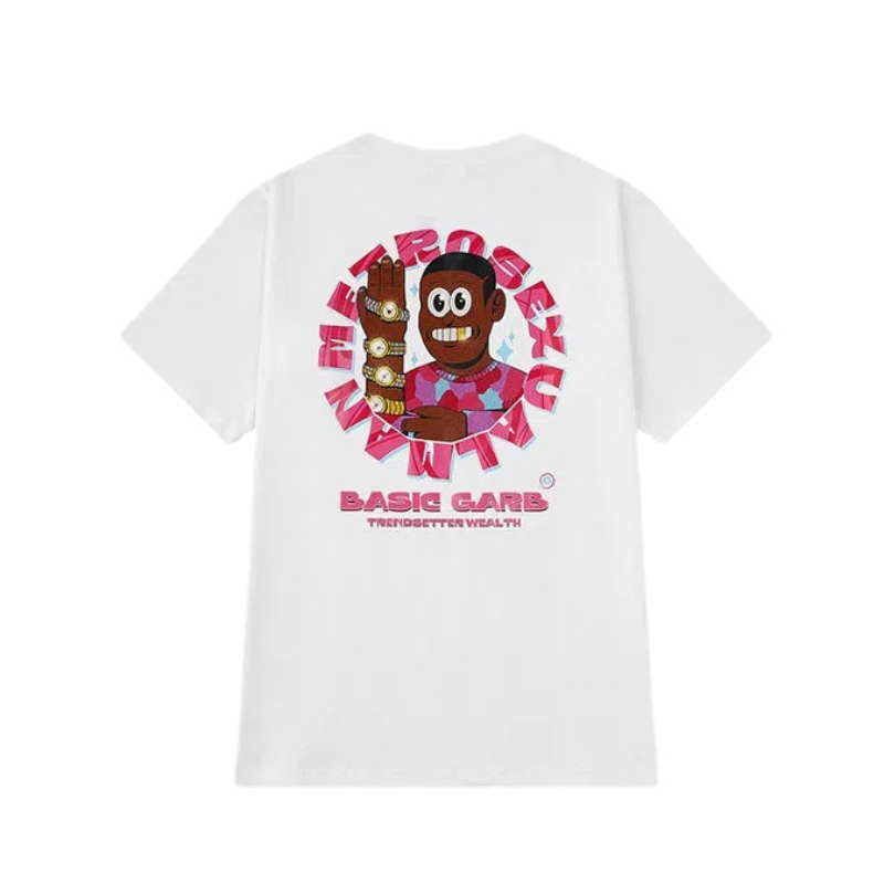 Hip Hop Letter Cotton T-Shirt