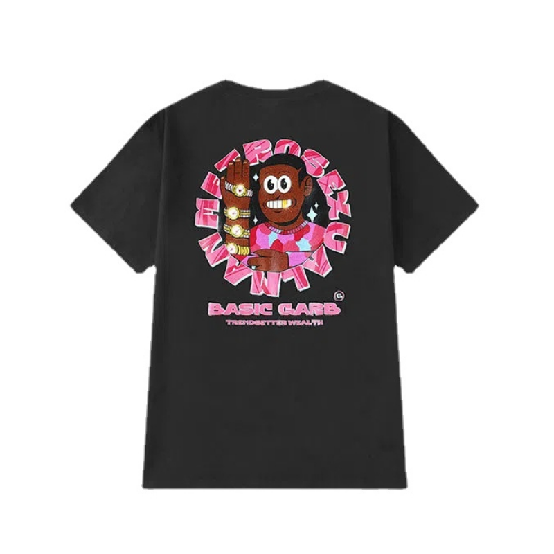 Hip Hop Letter Cotton T-Shirt