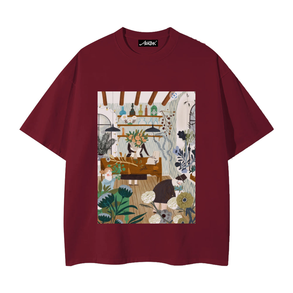 Vintage Floral House T-shirt