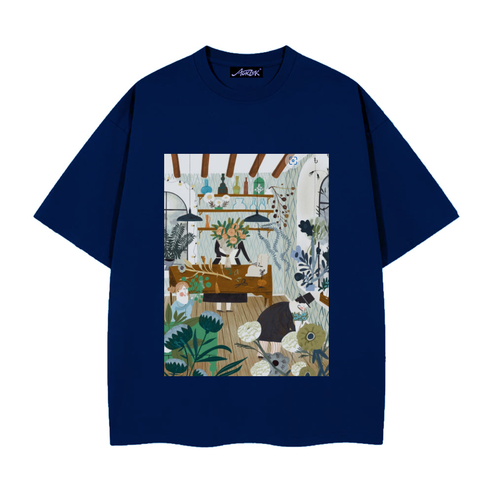 Vintage Floral House T-shirt