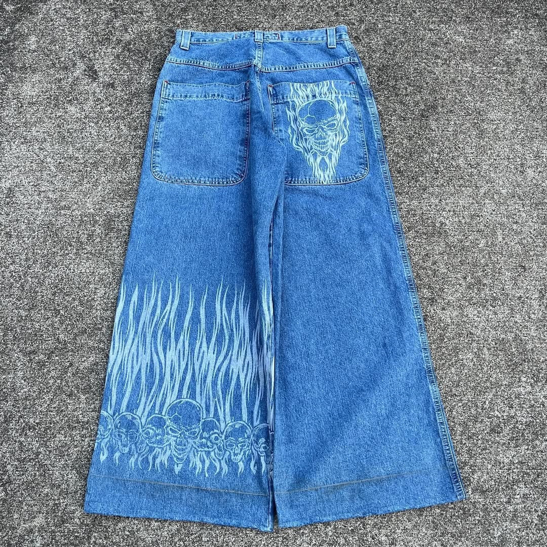 BAGGOUT Jeans GhostRider JCP Skull AOP