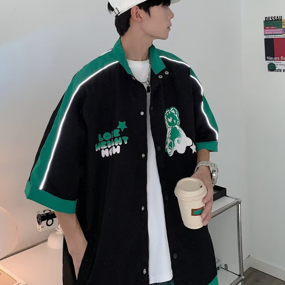 American Embroidered Quick-Drying Shirt