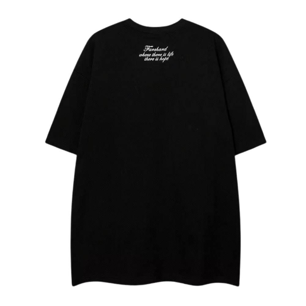 Patchwork Embroidered Stars T-shirt
