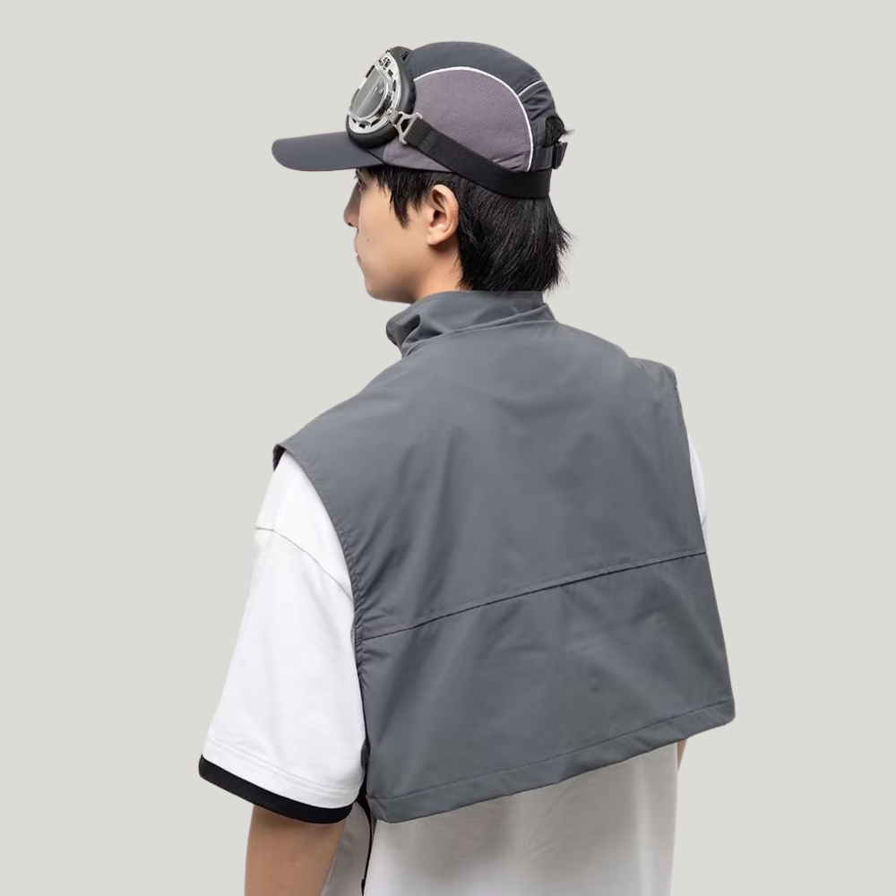 Daily Shorts Stand Collar Vest