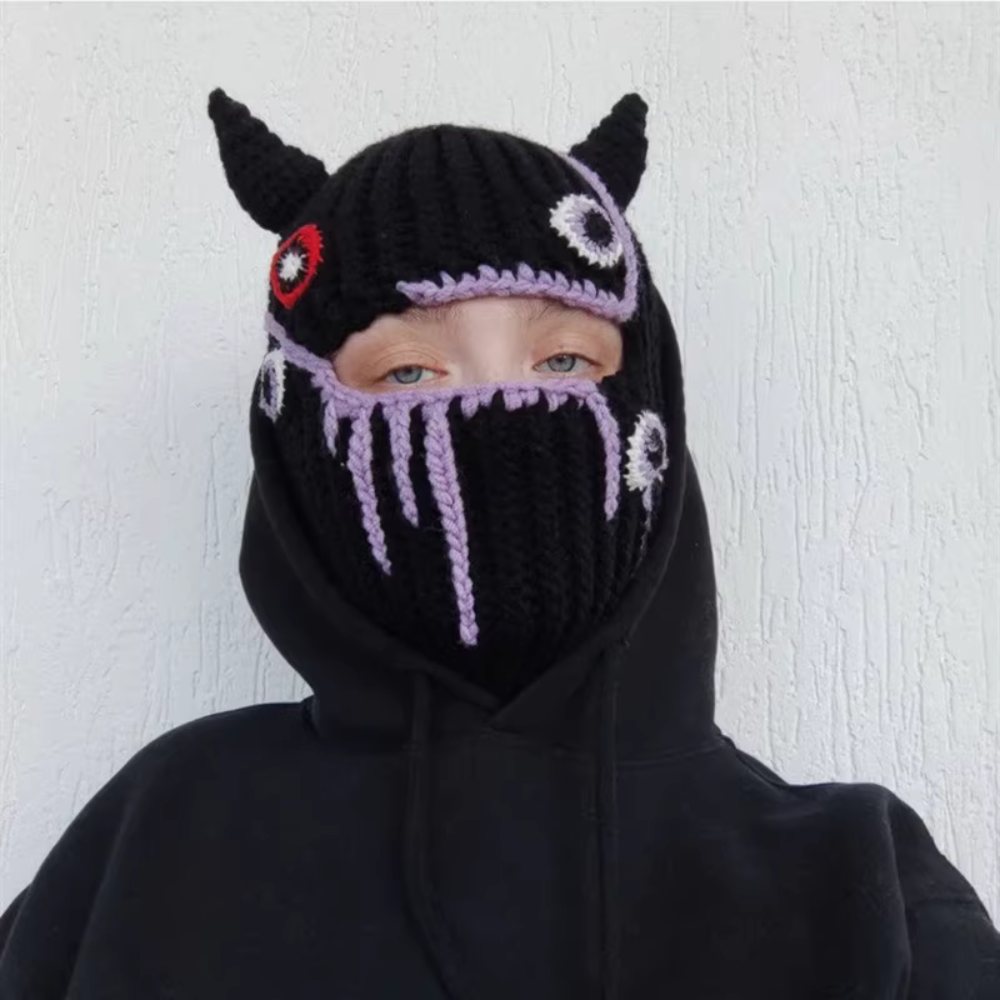 Fun Halloween Knitted Hat