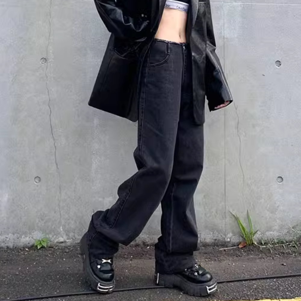 Women's Black Ripped Jeans