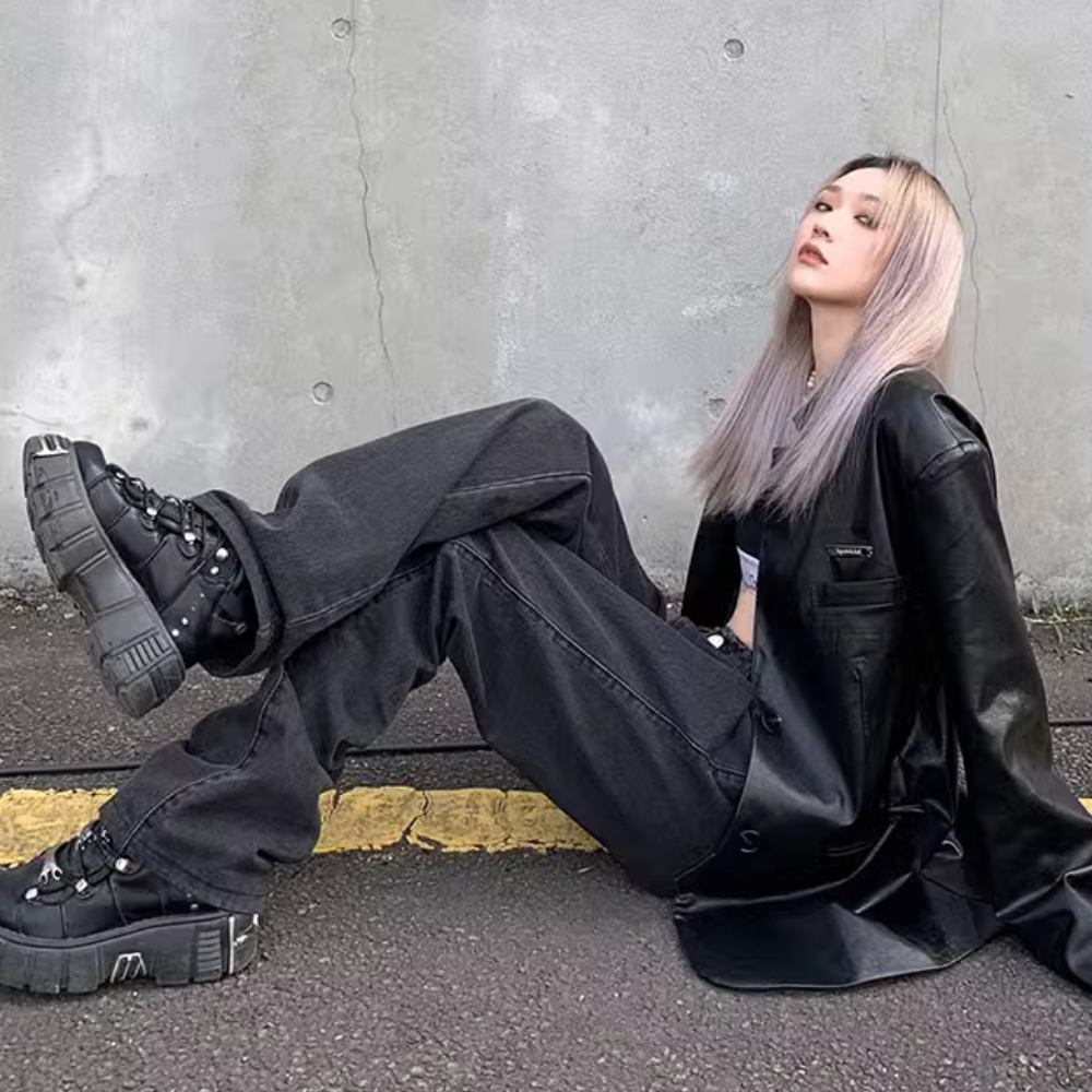 Women's Black Ripped Jeans