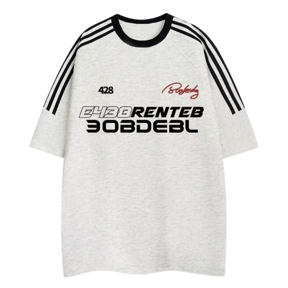 Classic Raglan Printed Cotton T-shirt
