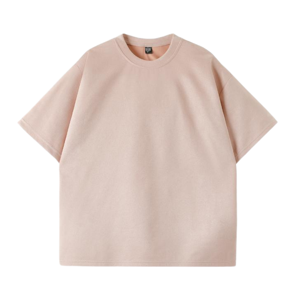 Heavy Solid Suede T-Shirt