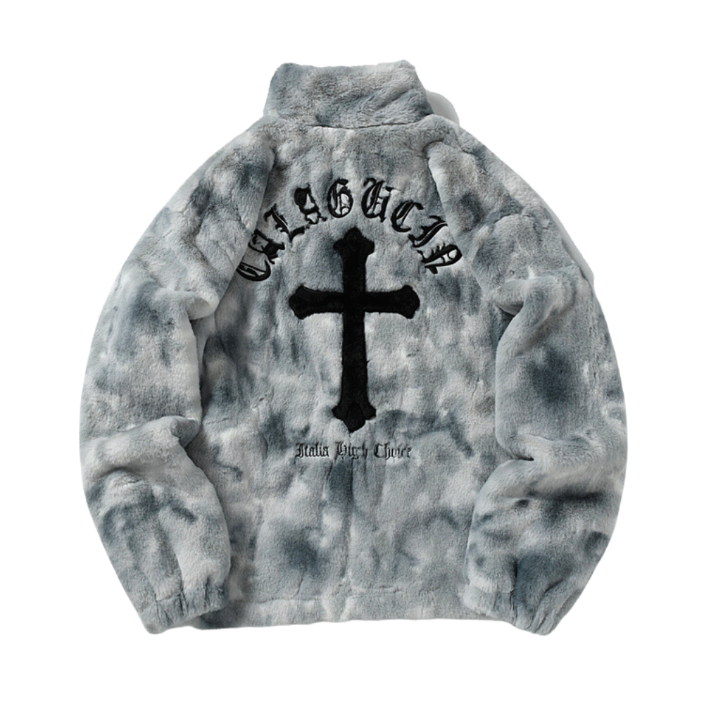 High Street Tie Dye Cross Coat
