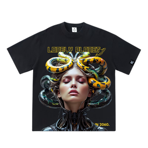 LONELY PLANET MEDUSA: The Cyber Serpent Queen T-Shirt