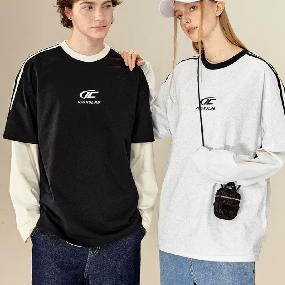 American Loose Simple Printed T-shirt