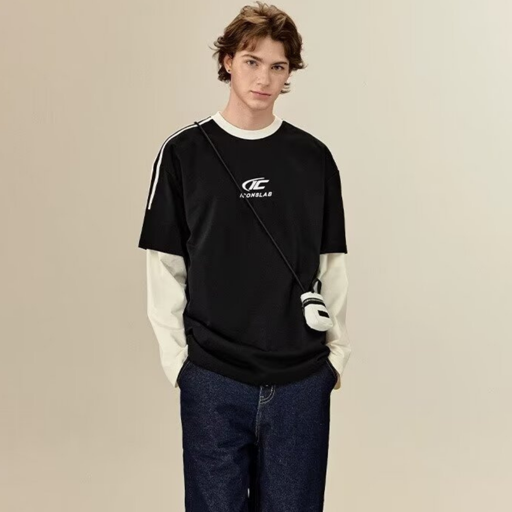 American Loose Simple Printed T-shirt