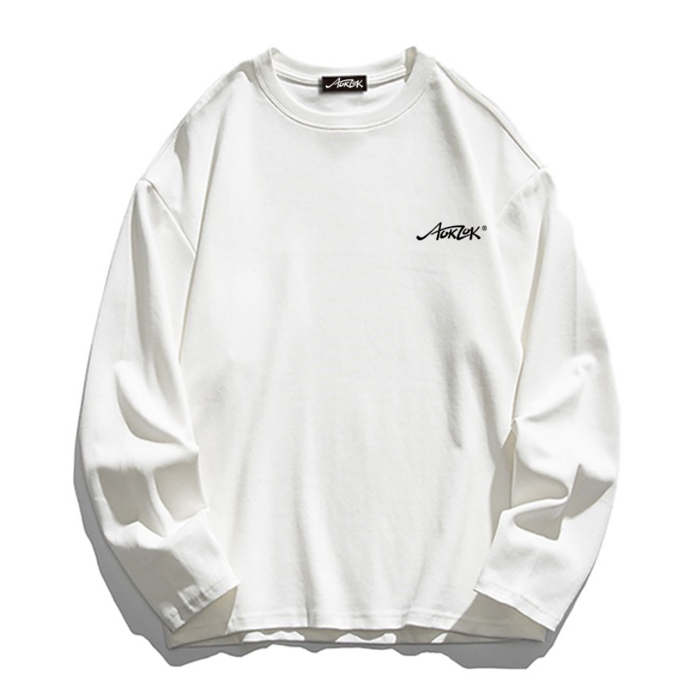 High Street Flaming Man Print Long Sleeve Shirt